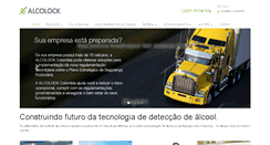 Desktop Screenshot of alcolock.com.br