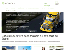 Tablet Screenshot of alcolock.com.br